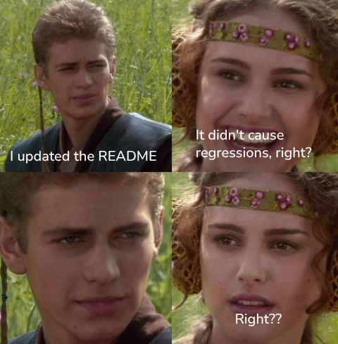 Regression meme